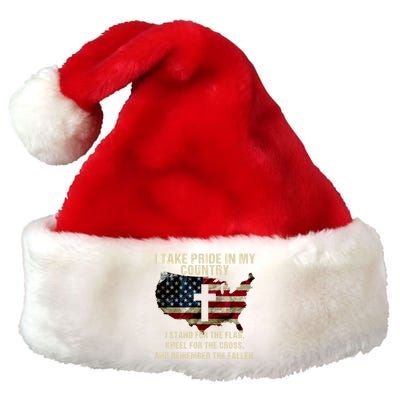 American Pride: Patriotic American Flag Cool Gift Cool Gift Premium Christmas Santa Hat