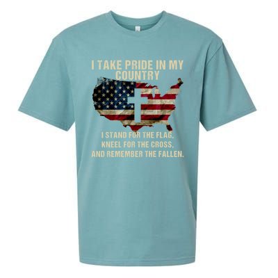 American Pride: Patriotic American Flag Cool Gift Cool Gift Sueded Cloud Jersey T-Shirt