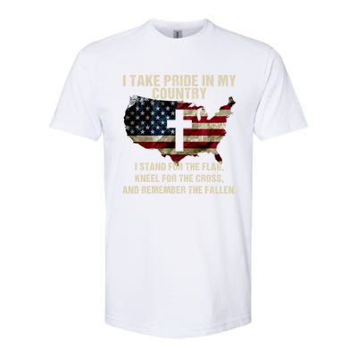 American Pride: Patriotic American Flag Cool Gift Cool Gift Softstyle CVC T-Shirt