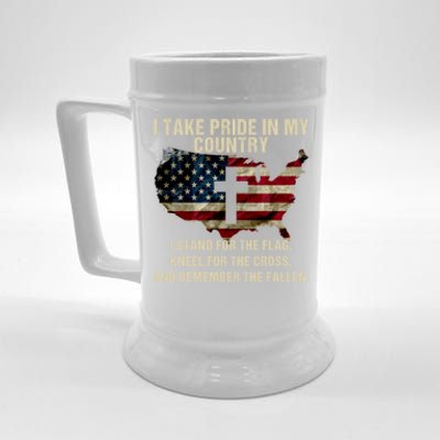 American Pride: Patriotic American Flag Cool Gift Cool Gift Beer Stein