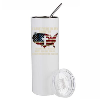 American Pride: Patriotic American Flag Cool Gift Cool Gift Stainless Steel Tumbler