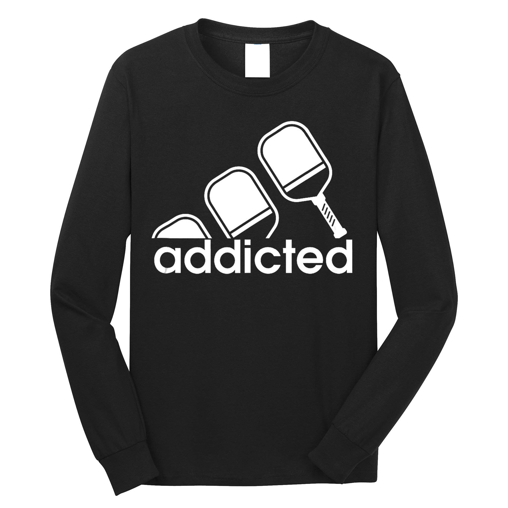 Addicted Pickleball Player Long Sleeve Shirt