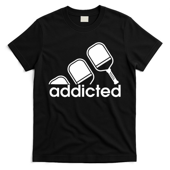 Addicted Pickleball Player T-Shirt