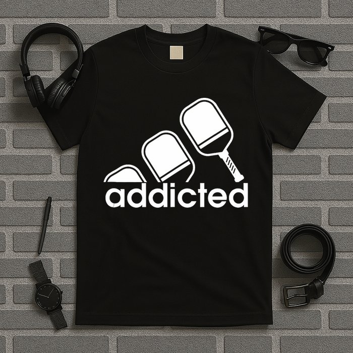 Addicted Pickleball Player T-Shirt