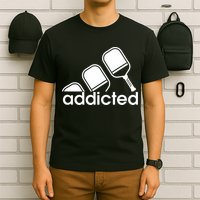 Addicted Pickleball Player T-Shirt