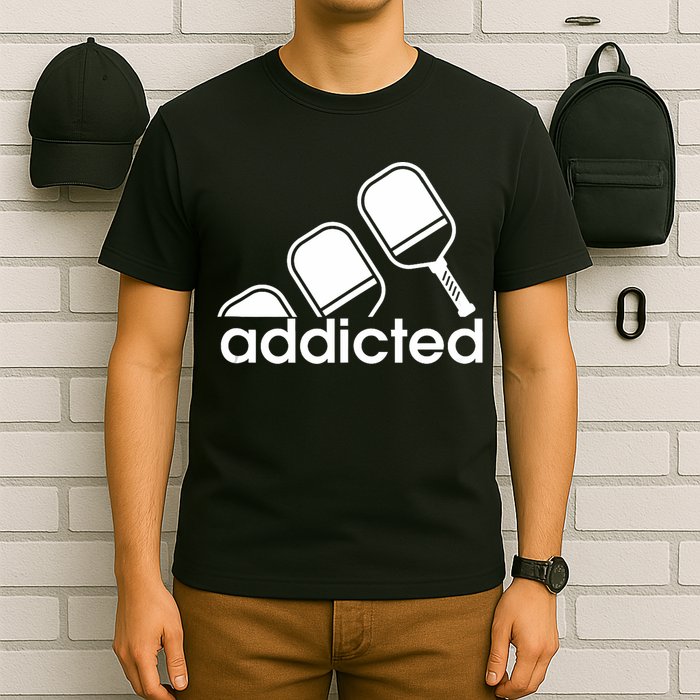 Addicted Pickleball Player T-Shirt