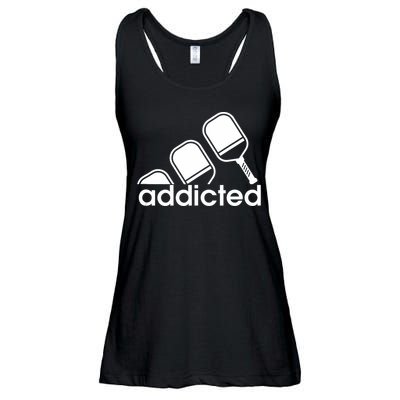 Addicted Pickleball Player Ladies Essential Flowy Tank
