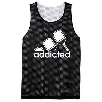 Addicted Pickleball Player Mesh Reversible Basketball Jersey Tank