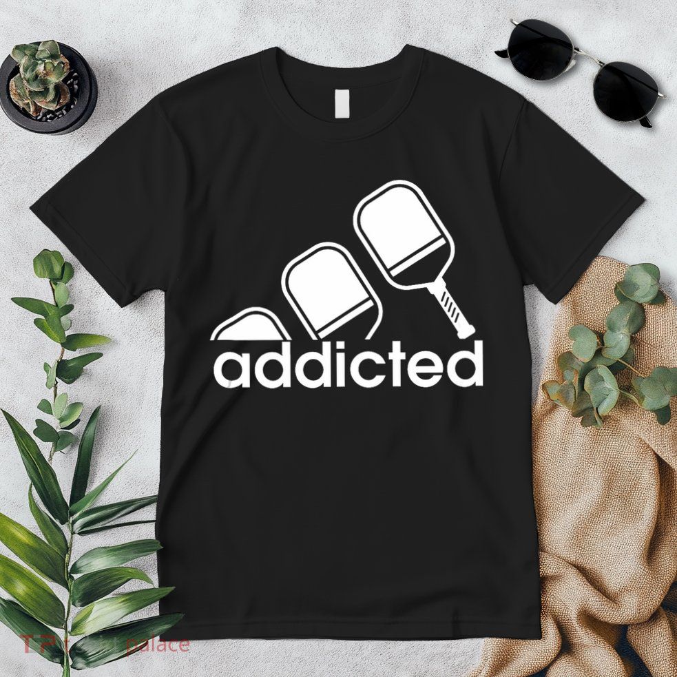 Addicted Pickleball Player Premium T-Shirt