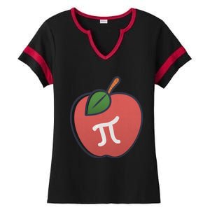 Apple Pie Pi Day 3 14 Math Geek Teacher Engineer Gift Ladies Halftime Notch Neck Tee