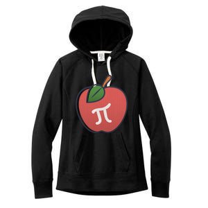 Apple Pie Pi Day 3 14 Math Geek Teacher Engineer Gift Women's Fleece Hoodie