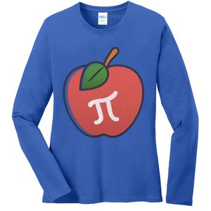 Apple Pie Pi Day 3 14 Math Geek Teacher Engineer Gift Ladies Long Sleeve Shirt