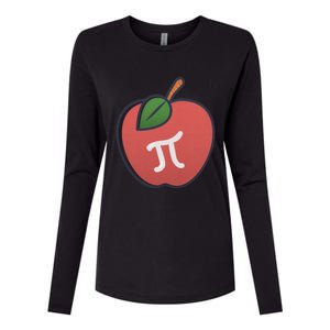 Apple Pie Pi Day 3 14 Math Geek Teacher Engineer Gift Womens Cotton Relaxed Long Sleeve T-Shirt