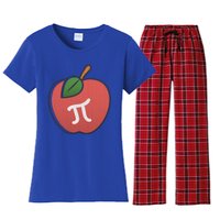 Apple Pie Pi Day 3 14 Math Geek Teacher Engineer Gift Women's Flannel Pajama Set