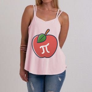 Apple Pie Pi Day 3 14 Math Geek Teacher Engineer Gift Women's Strappy Tank