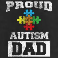 Autism Puzzle Piece Flag Autism Awareness For Dad Cool Comfort Performance Bucket Hat