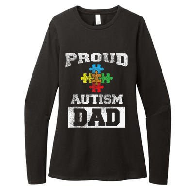 Autism Puzzle Piece Flag Autism Awareness For Dad Womens CVC Long Sleeve Shirt