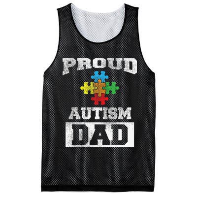 Autism Puzzle Piece Flag Autism Awareness For Dad Mesh Reversible Basketball Jersey Tank
