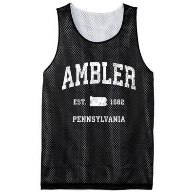 Ambler Pennsylvania Pa Vintage Athletic Mesh Reversible Basketball Jersey Tank