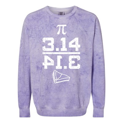 Aneisha Pi Pie Nerdy Geek Math Gift For Happy Pi Day Gift Colorblast Crewneck Sweatshirt