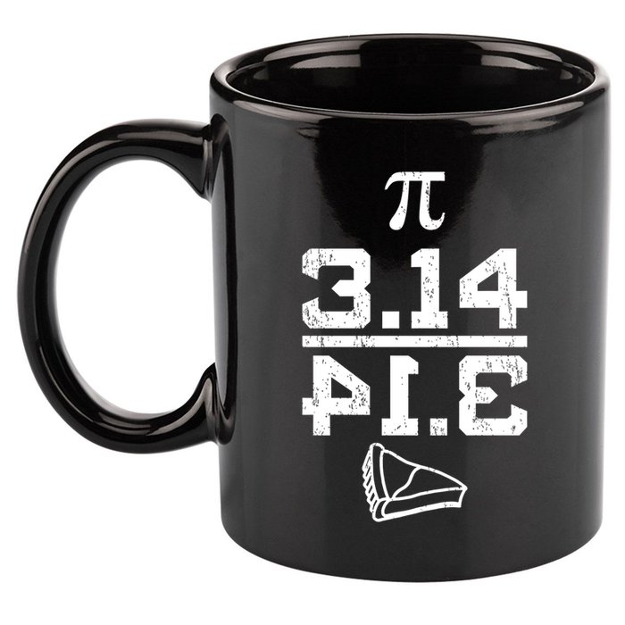 Aneisha Pi Pie Nerdy Geek Math Gift For Happy Pi Day Gift 11oz C Handle Ceramic Mug