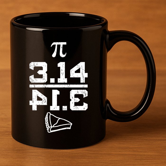 Aneisha Pi Pie Nerdy Geek Math Gift For Happy Pi Day Gift 11oz C Handle Ceramic Mug