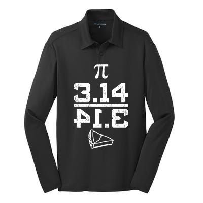 Aneisha Pi Pie Nerdy Geek Math Gift For Happy Pi Day Gift Silk Touch Performance Long Sleeve Polo