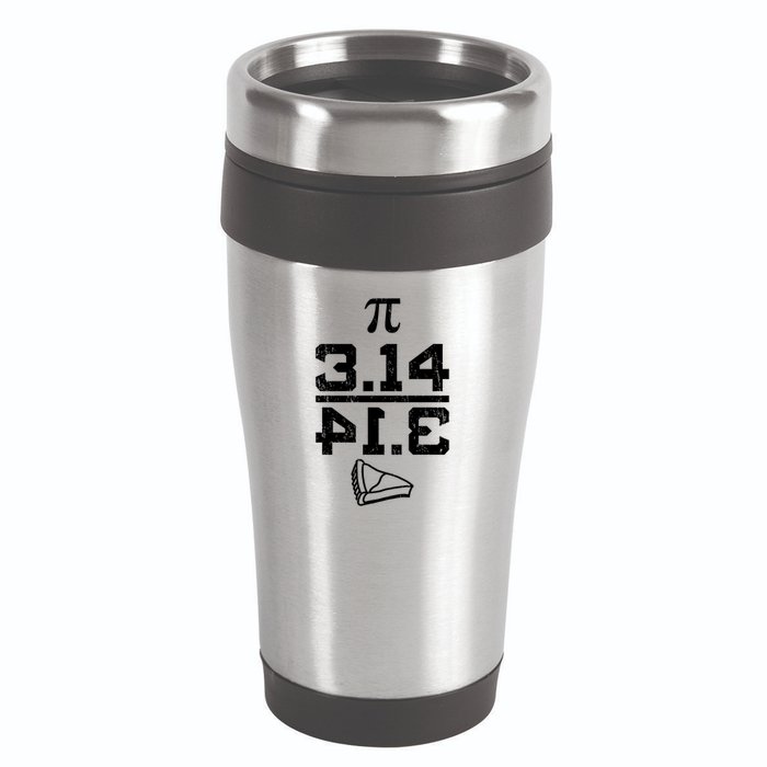 Aneisha Pi Pie Nerdy Geek Math Gift For Happy Pi Day Gift 16oz Travel Tumbler