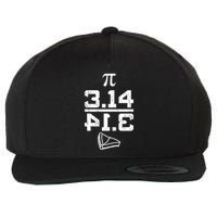 Aneisha Pi Pie Nerdy Geek Math Gift For Happy Pi Day Gift Wool Snapback Cap