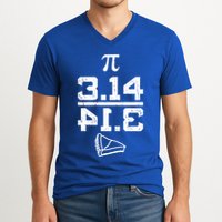 Aneisha Pi Pie Nerdy Geek Math Gift For Happy Pi Day Gift V-Neck T-Shirt