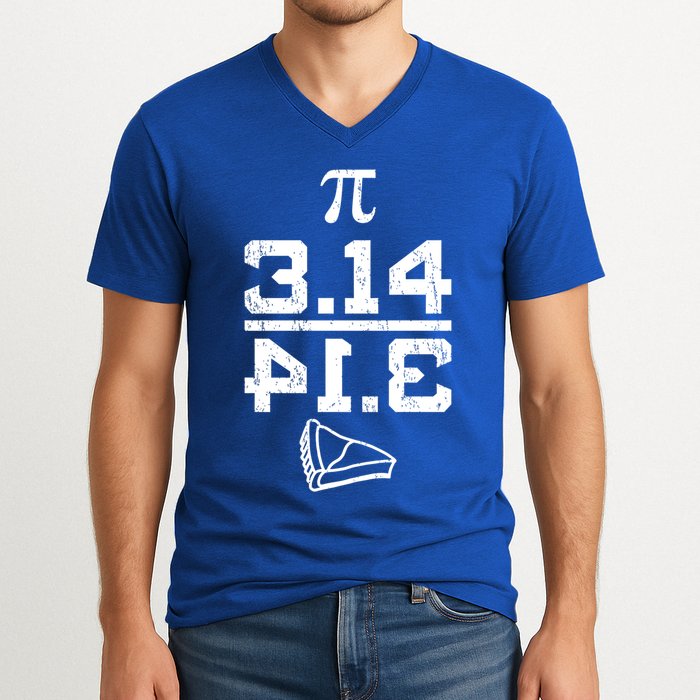 Aneisha Pi Pie Nerdy Geek Math Gift For Happy Pi Day Gift V-Neck T-Shirt