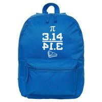 Aneisha Pi Pie Nerdy Geek Math Gift For Happy Pi Day Gift 16 in Basic Backpack