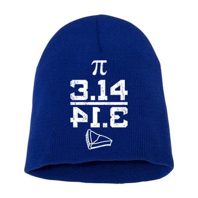 Aneisha Pi Pie Nerdy Geek Math Gift For Happy Pi Day Gift Short Acrylic Beanie
