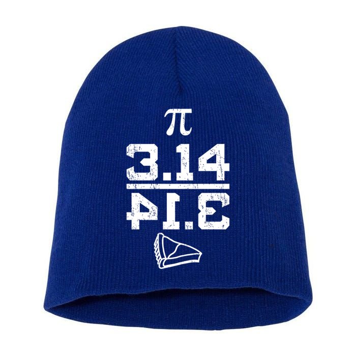 Aneisha Pi Pie Nerdy Geek Math Gift For Happy Pi Day Gift Short Acrylic Beanie