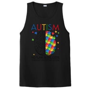 Autism Puzzle Piece Gifts Autism Quote Awareness Dad Mom PosiCharge Competitor Tank