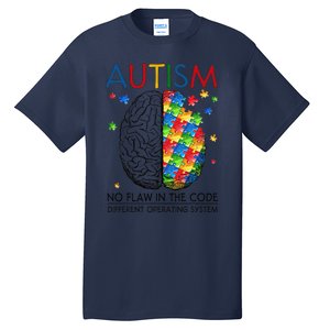 Autism Puzzle Piece Gifts Autism Quote Awareness Dad Mom Tall T-Shirt