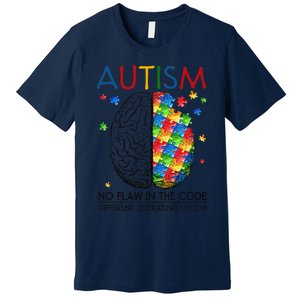 Autism Puzzle Piece Gifts Autism Quote Awareness Dad Mom Premium T-Shirt