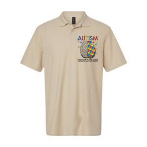 Autism Puzzle Piece Gifts Autism Quote Awareness Dad Mom Softstyle Adult Sport Polo