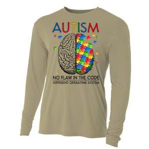 Autism Puzzle Piece Gifts Autism Quote Awareness Dad Mom Cooling Performance Long Sleeve Crew