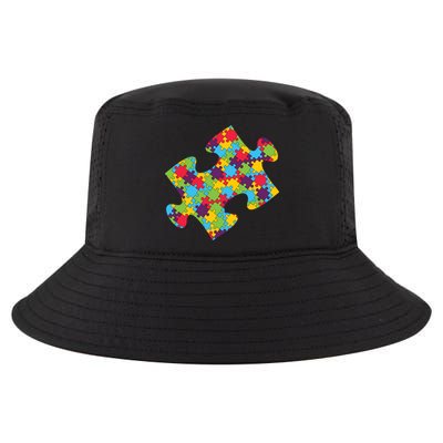 Autism Puzzle Piece Gift Cool Comfort Performance Bucket Hat