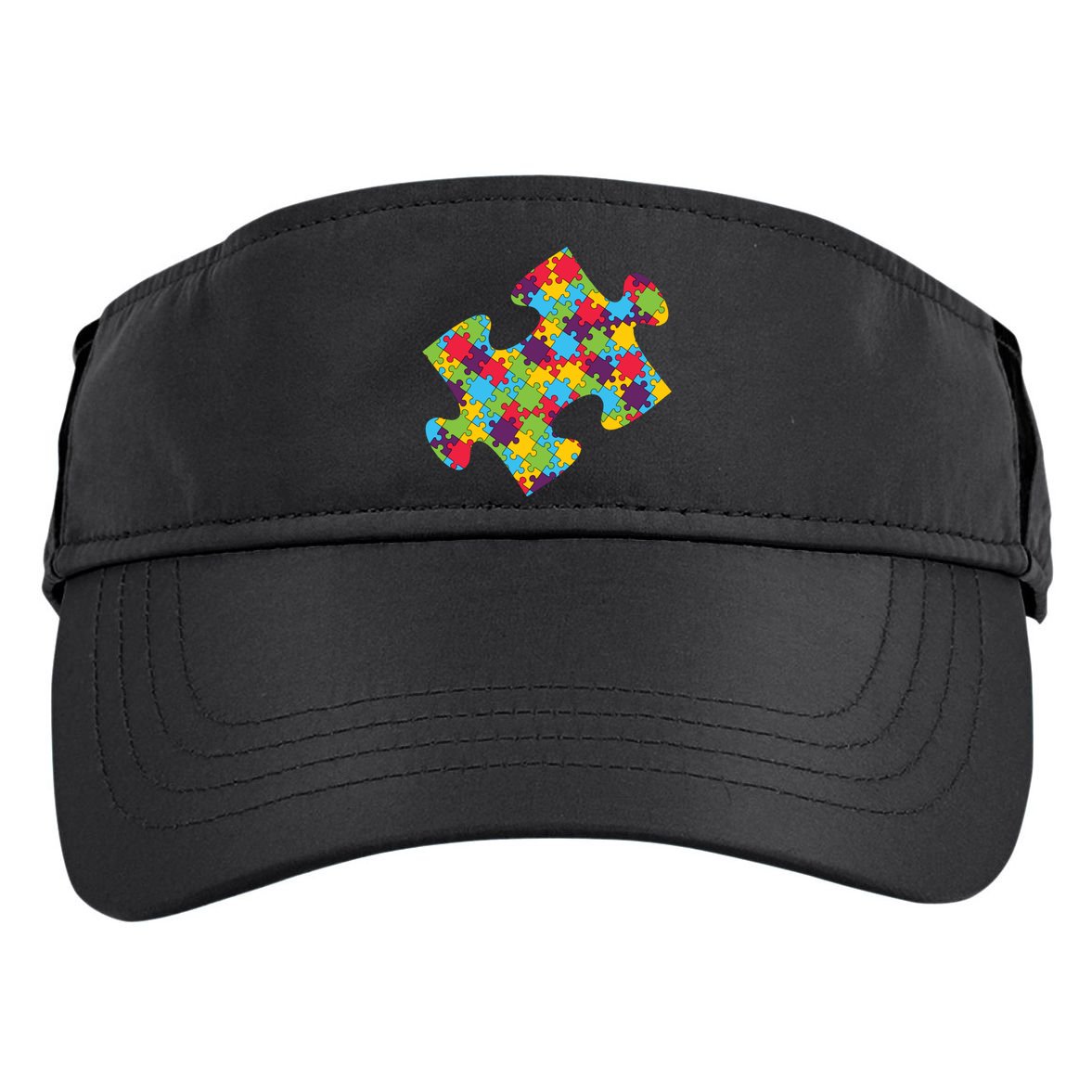 Autism Puzzle Piece Gift Adult Drive Performance Visor