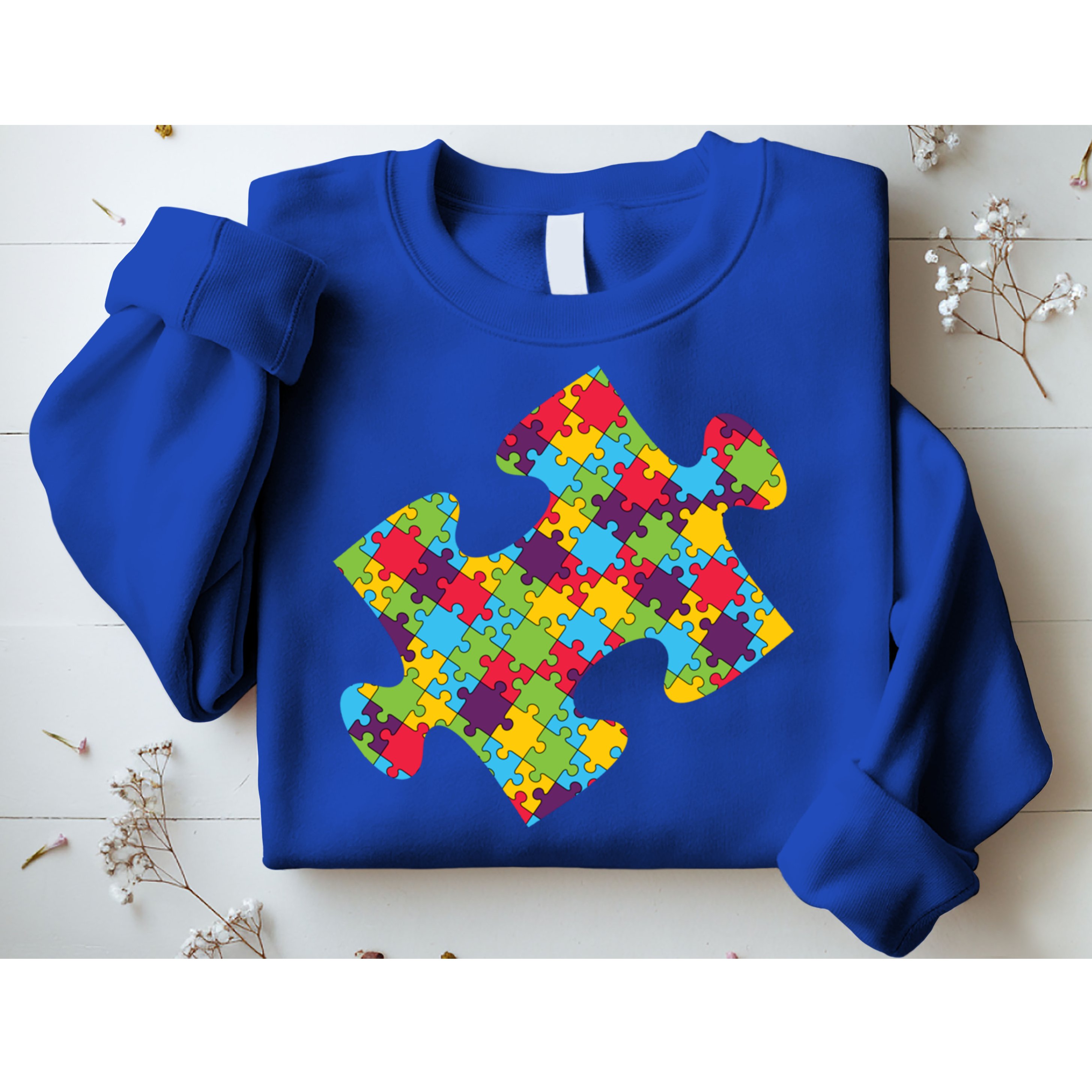Autism Puzzle Piece Gift Sweatshirt