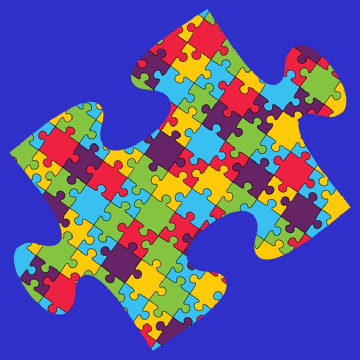 Autism Puzzle Piece Gift 16 in Basic Backpack