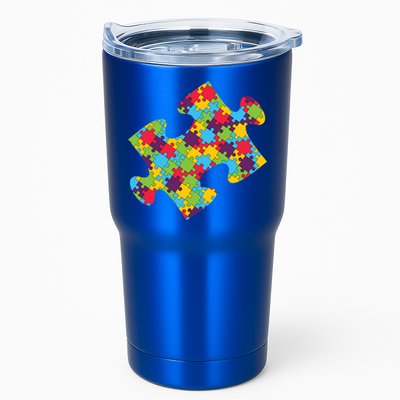 Autism Puzzle Piece Gift Tumbler