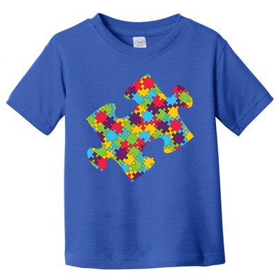 Autism Puzzle Piece Gift Toddler T-Shirt