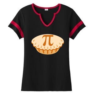 Apple Pie Pi Day Math Symbol Design For Teachers Students Gift Ladies Halftime Notch Neck Tee