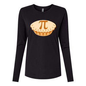 Apple Pie Pi Day Math Symbol Design For Teachers Students Gift Womens Cotton Relaxed Long Sleeve T-Shirt