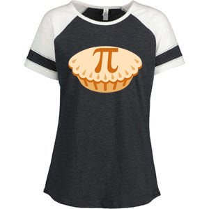 Apple Pie Pi Day Math Symbol Design For Teachers Students Gift Enza Ladies Jersey Colorblock Tee