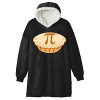 Apple Pie Pi Day Math Symbol Design For Teachers Students Gift Hooded Wearable Blanket