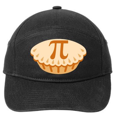 Apple Pie Pi Day Math Symbol Design For Teachers Students Gift 7-Panel Snapback Hat